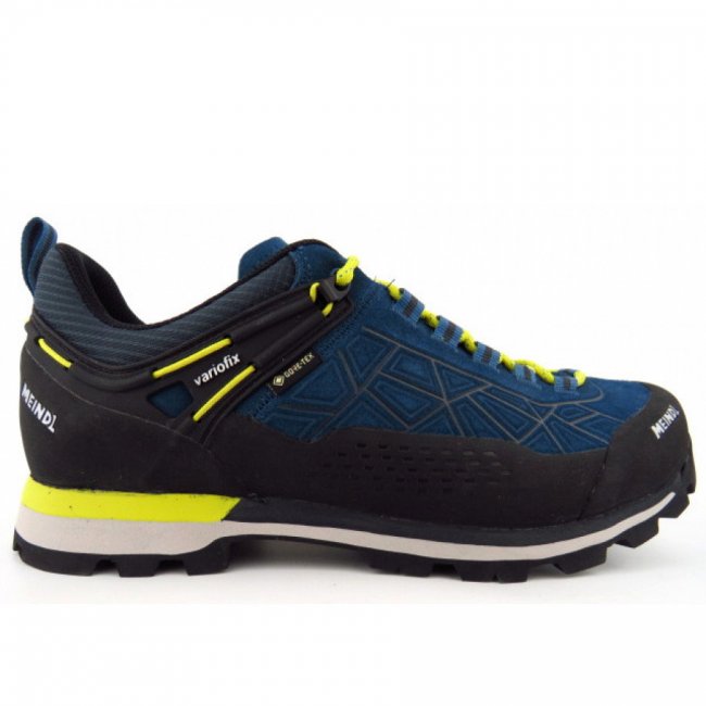 Meindl Herren Literock Free Gtx Marine Wanderschuh In Marine Gelb