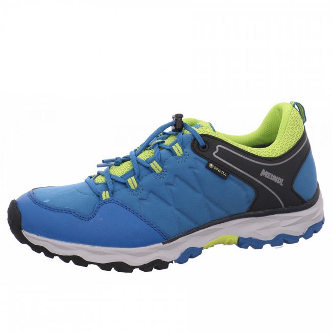 Meindl Ontario Junior Gtx Schnürer In Petrol/Lemon Meindl Ontario Junior Gtx Schnürer In Petrol/Lemon