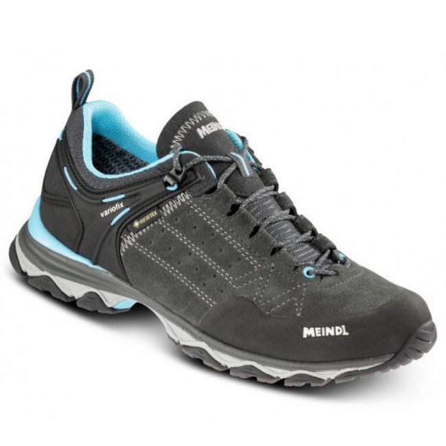 Meindl Damen Ontario Lady Gtx Wanderschuh In Grau Azur
