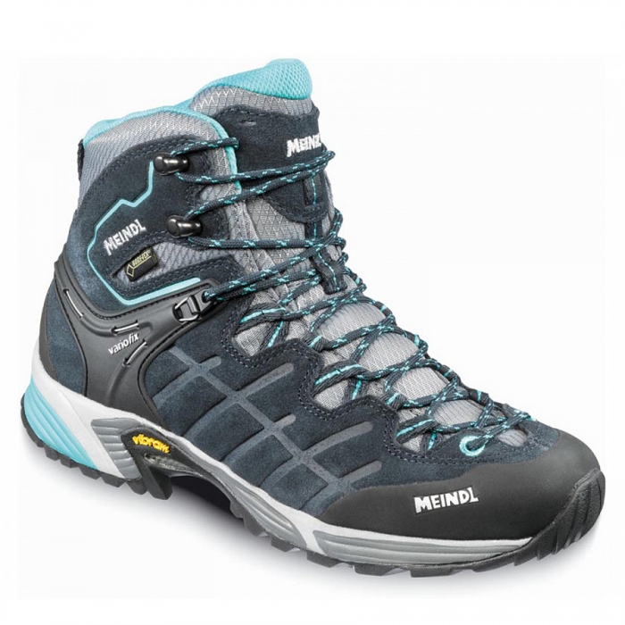 Meindl Damen Trekkingschuhe In Marine/Türkis Meindl Damen Trekkingschuhe In Marine/Türkis