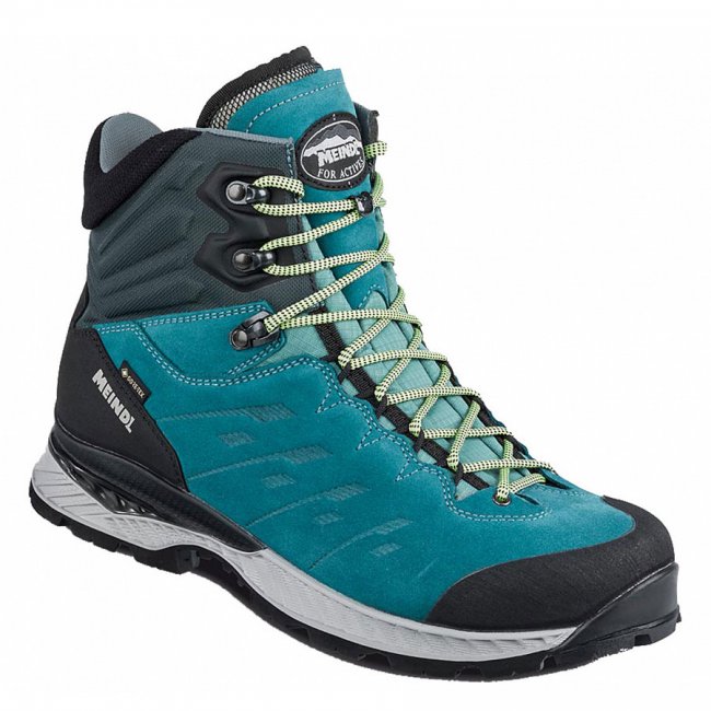 Meindl Damen Wanderstiefel In Petrol/Lemon