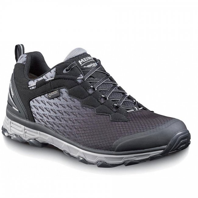 Meindl Herren Outdoor Schuh In Schwarz/Silber Meindl Herren Outdoor Schuh In Schwarz/Silber