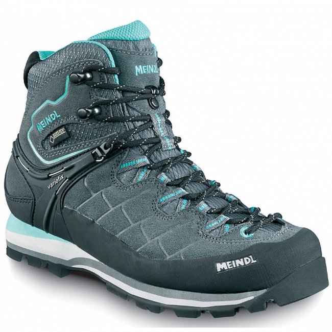 Meindl Damen Wanderstiefel In Anthrazit | Türkis Meindl Damen Wanderstiefel In Anthrazit | Türkis