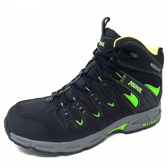 Meindl Snap Jr.Mid Wanderstiefel In Lemon Schwarz Meindl Snap Jr.Mid Wanderstiefel In Lemon Schwarz