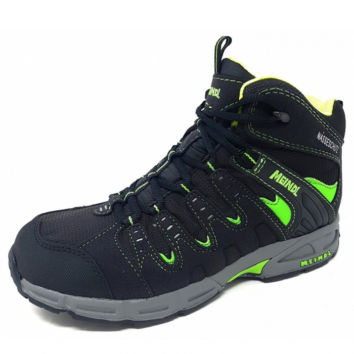 Meindl Snap Jr.Mid Wanderstiefel In Lemon Schwarz Meindl Snap Jr.Mid Wanderstiefel In Lemon Schwarz