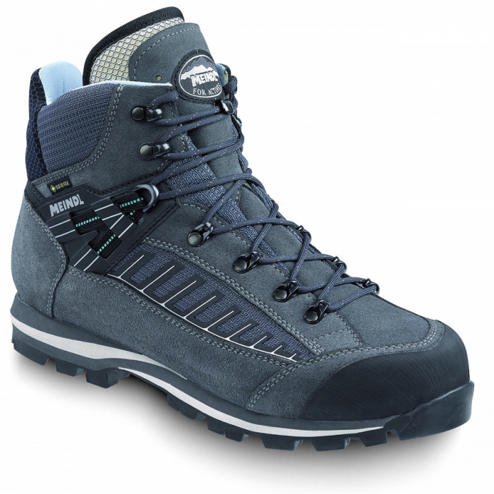 Meindl Damen Air Revolution Lady Hiking Wanderstiefel In Anthrazit Azur Meindl Damen Air Revolution Lady Hiking Wanderstiefel In Anthrazit Azur