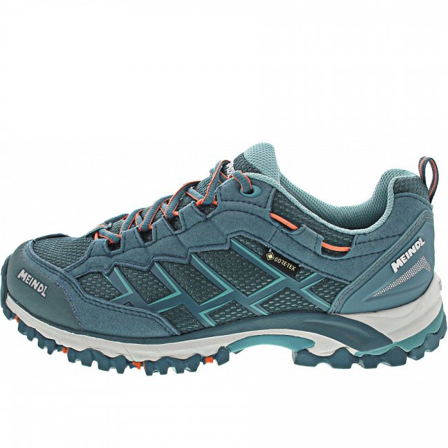 Meindl Damen Caribe Lady Gtx Wanderschuh In Smaragd-Orange Meindl Damen Caribe Lady Gtx Wanderschuh In Smaragd-Orange