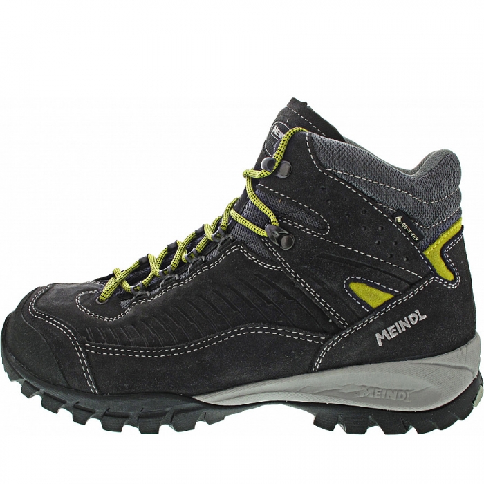 Meindl Herren Salo Mid Gtx Wanderstiefel In Anthrazit-Gelb Meindl Herren Salo Mid Gtx Wanderstiefel In Anthrazit-Gelb