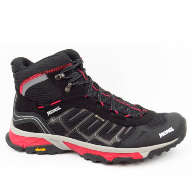 Meindl Herren Finale Mid Gtx Wanderstiefel In Schwarz Rot Meindl Herren Finale Mid Gtx Wanderstiefel In Schwarz Rot