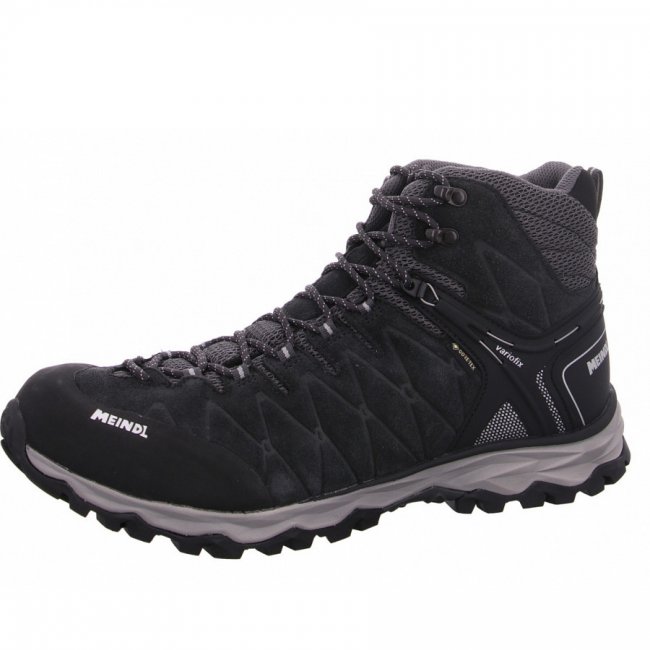 Meindl Herren Mondello Mid Gtx Wanderstiefel In 01 Schwarz Anthrazit