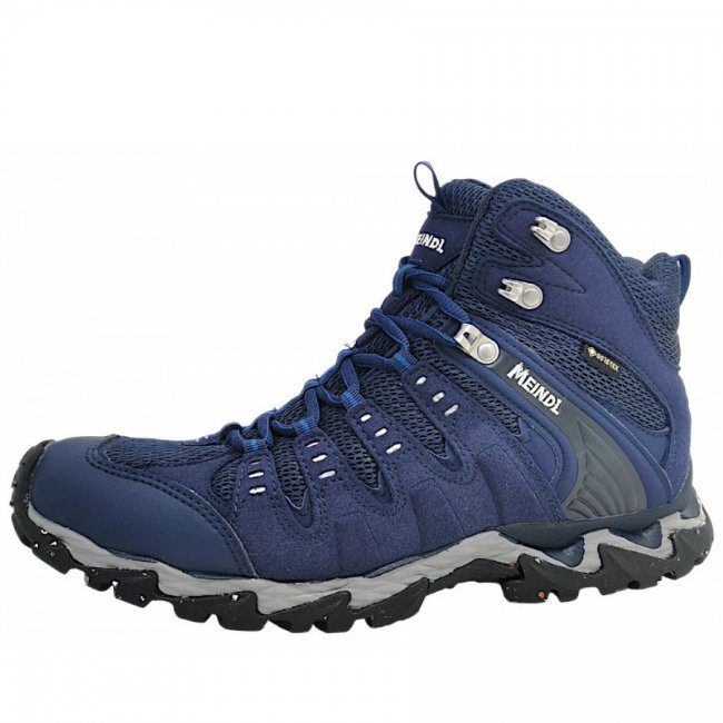 Meindl Herren Respond Mid Ii Wanderschuh In Marine/Silber 49