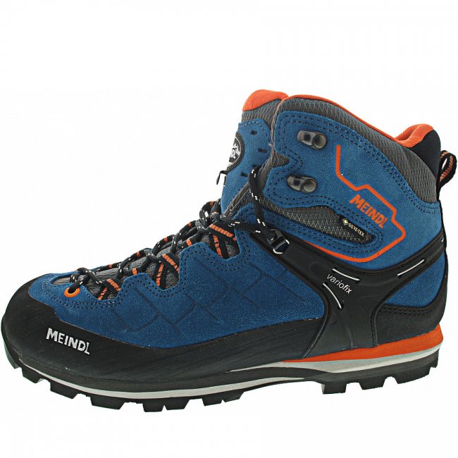 Meindl Herren Litepeak Gtx Wanderstiefel In Blau-Orange Meindl Herren Litepeak Gtx Wanderstiefel In Blau-Orange