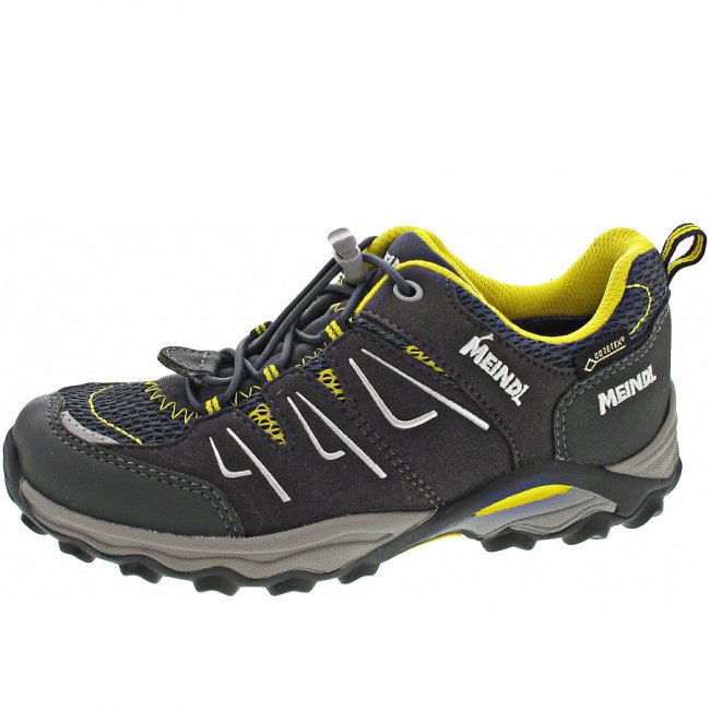 Meindl Alon Jr. Gtx Wanderschuh In Graphit-Gelb Meindl Alon Jr. Gtx Wanderschuh In Graphit-Gelb