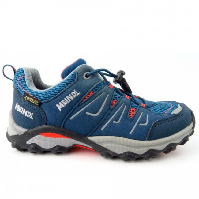 Meindl Alon Junior Gtx Wanderschuh In Blau/Orange Meindl Alon Junior Gtx Wanderschuh In Blau/Orange