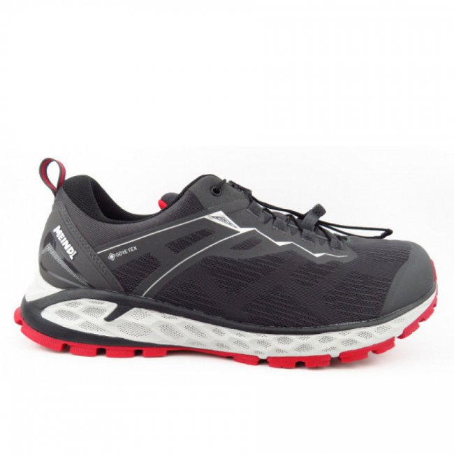Meindl Herren Power Walker 3 Wanderschuh In Anthrazit Rot