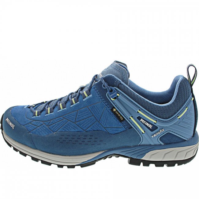 Meindl Damen Top Trail Lady Gtx Wanderschuh In Hellblau-Gelb