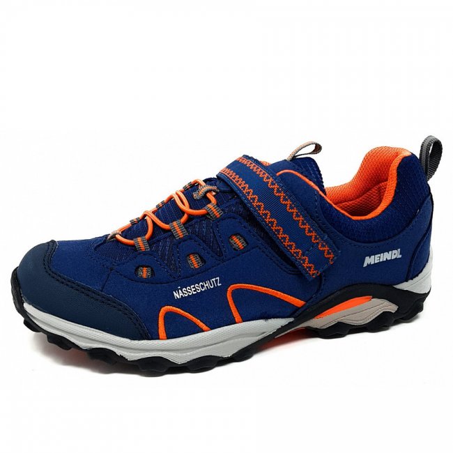 Meindl Lucca Wanderschuh In Marine Orange Meindl Lucca Wanderschuh In Marine Orange