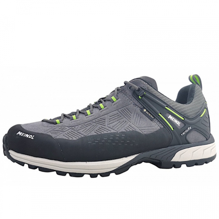 Meindl Herren Top Trail Gtx Wanderschuh In Grau/Lime 03 Meindl Herren Top Trail Gtx Wanderschuh In Grau/Lime 03