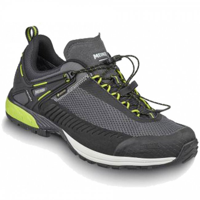Meindl Herren Halbschuhe In Anthrazit/Lemon