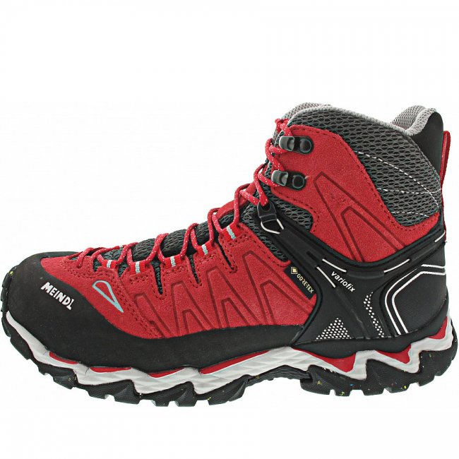 Meindl Damen Lite Hike Lady Gtx Wanderstiefel In Rot-Graphit Meindl Damen Lite Hike Lady Gtx Wanderstiefel In Rot-Graphit