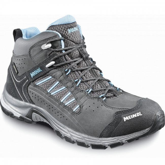Meindl Damen Journey Lady Mid Gtx Wanderschuh In Anthrazit/Türkis Meindl Damen Journey Lady Mid Gtx Wanderschuh In Anthrazit/Türkis