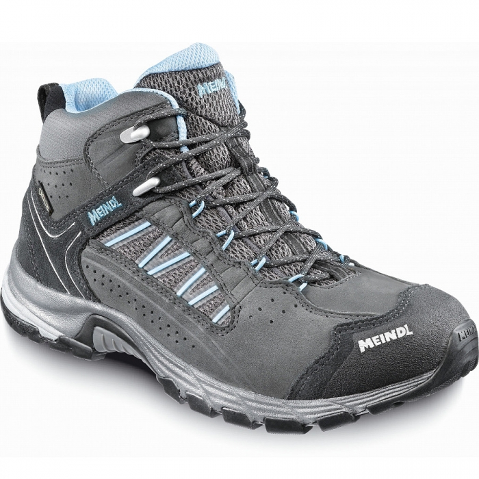 Meindl Damen Journey Lady Mid Gtx Wanderschuh In Anthrazit/Türkis Meindl Damen Journey Lady Mid Gtx Wanderschuh In Anthrazit/Türkis