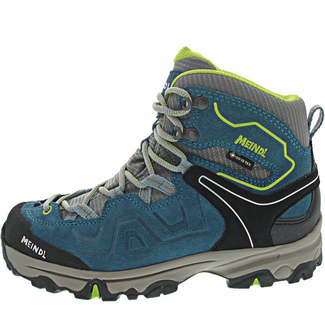 Meindl Litepeak Junior Wanderstiefel In Petrol-Lemon Meindl Litepeak Junior Wanderstiefel In Petrol-Lemon