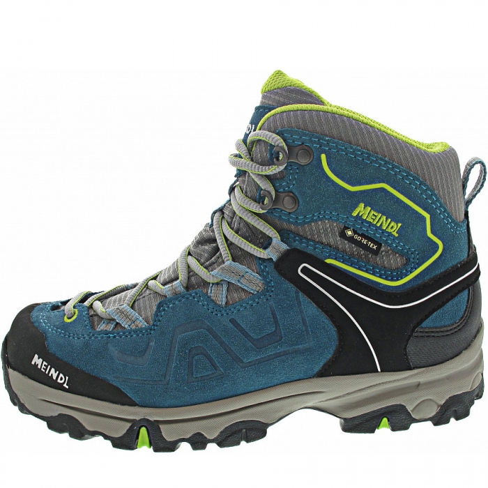 Meindl Litepeak Junior Wanderstiefel In Petrol-Lemon Meindl Litepeak Junior Wanderstiefel In Petrol-Lemon