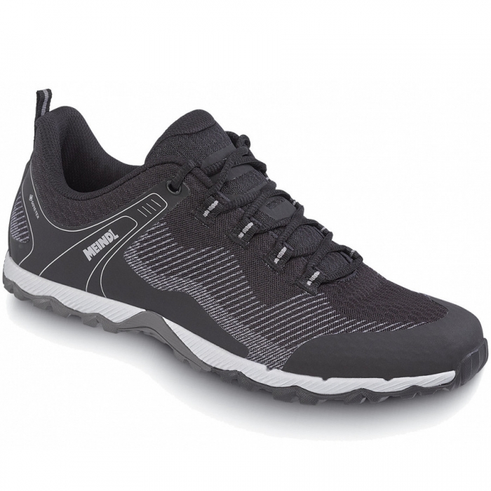 Meindl Herren Outdoor Schuh In Schwarz/Silber