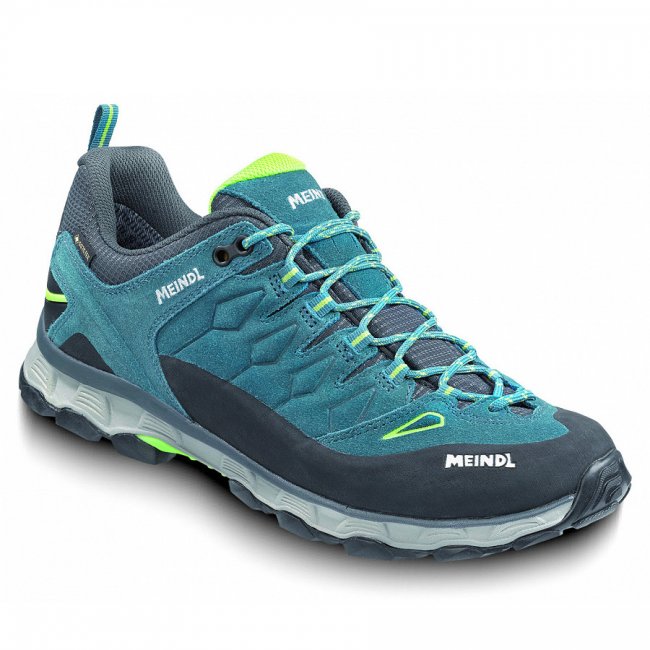 Meindl Herren Lite Trail Gtx Dunkelgrün Wanderschuh In Dunkelgrün/Lemon