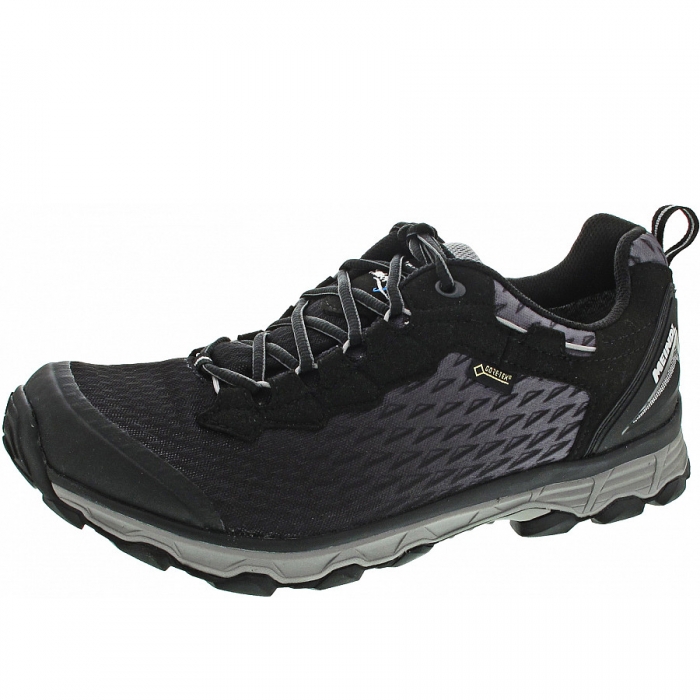 Meindl Herren Activo Sport Gtx Wanderschuh In Schwarz-Silber Meindl Herren Activo Sport Gtx Wanderschuh In Schwarz-Silber