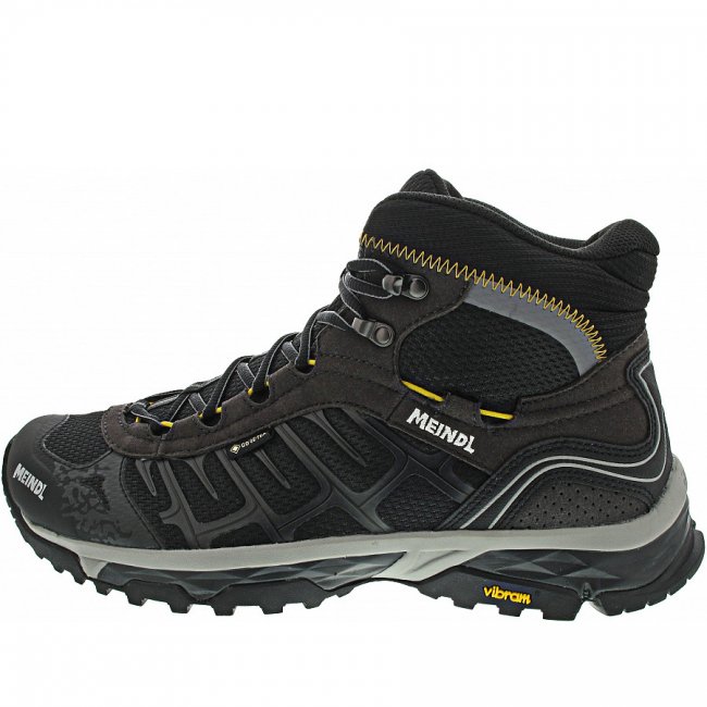 Meindl Herren Finale Mid Gtx Wanderstiefel In Noir-Mais Meindl Herren Finale Mid Gtx Wanderstiefel In Noir-Mais