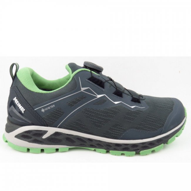 Meindl Damen Power Walker Lady 3 5 Boa Wanderschuh In Graphit Linde Meindl Damen Power Walker Lady 3 5 Boa Wanderschuh In Graphit Linde