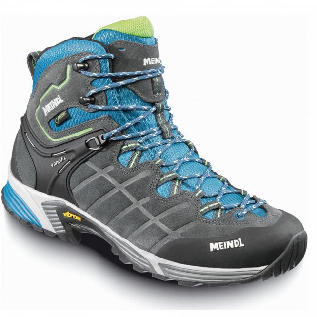 Meindl Herren Trekkingstiefel In Grau/Petrol Meindl Herren Trekkingstiefel In Grau/Petrol