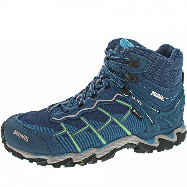 Meindl Damen Houston Lady Mid Gtx Wanderstiefel In Türkis-Petrol Meindl Damen Houston Lady Mid Gtx Wanderstiefel In Türkis-Petrol