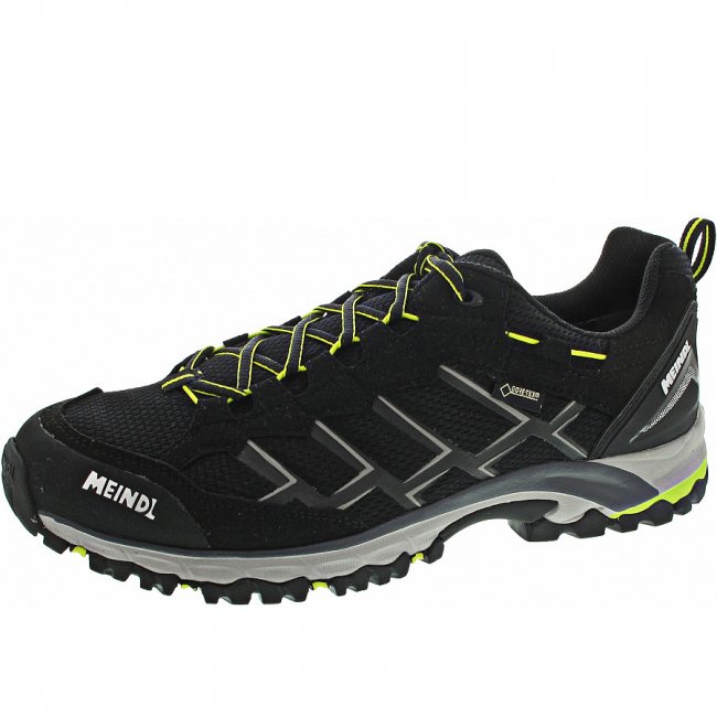 Meindl Herren Caribe Gtx Wanderschuh In Lemon-Schwarz Meindl Herren Caribe Gtx Wanderschuh In Lemon-Schwarz