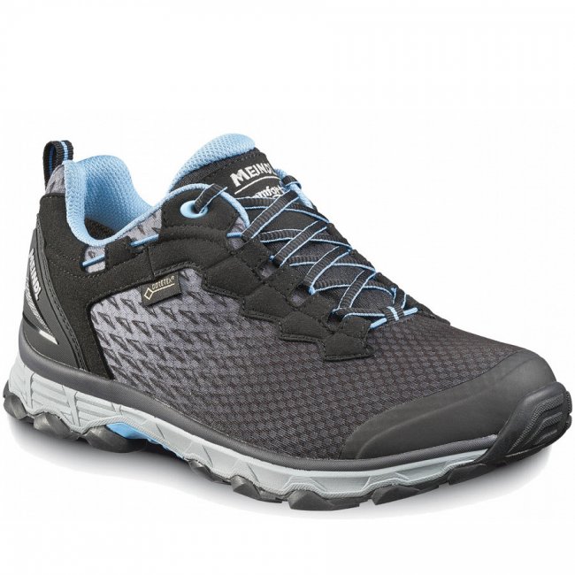 Meindl Damen Trekkingschuhe In Schwarz/Azur