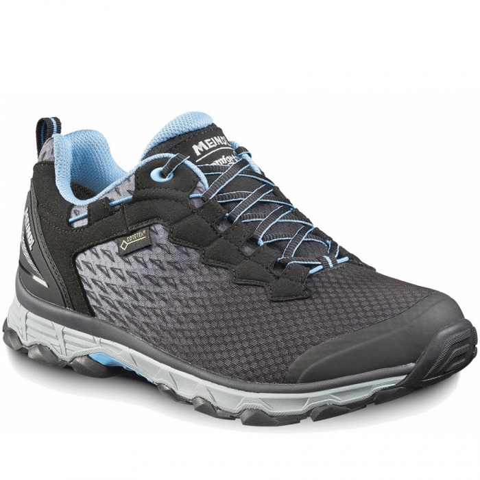 Meindl Damen Trekkingschuhe In Schwarz/Azur Meindl Damen Trekkingschuhe In Schwarz/Azur