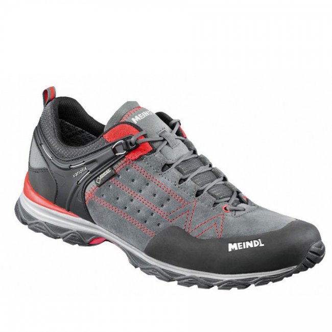 Meindl Herren Outdoor Schuh In Rot/Anthrazit Meindl Herren Outdoor Schuh In Rot/Anthrazit
