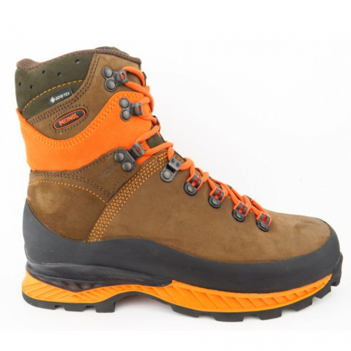 Meindl Herren Island Mfs Rock Wanderstiefel In Orange Braun Meindl Herren Island Mfs Rock Wanderstiefel In Orange Braun