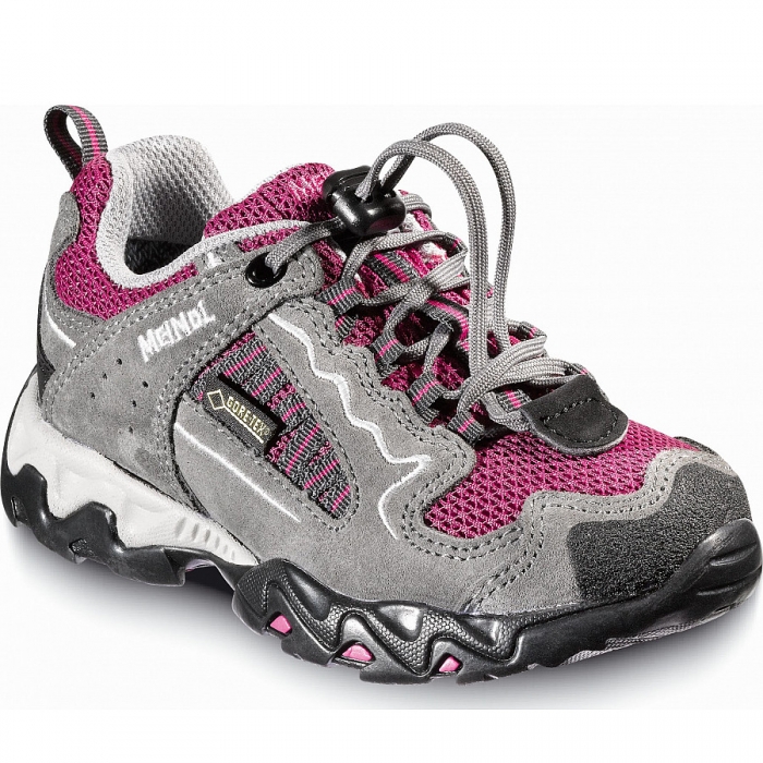 Meindl Sx 1 Junior Gtx Brom Wanderschuh In Brombeer/Grau Meindl Sx 1 Junior Gtx Brom Wanderschuh In Brombeer/Grau
