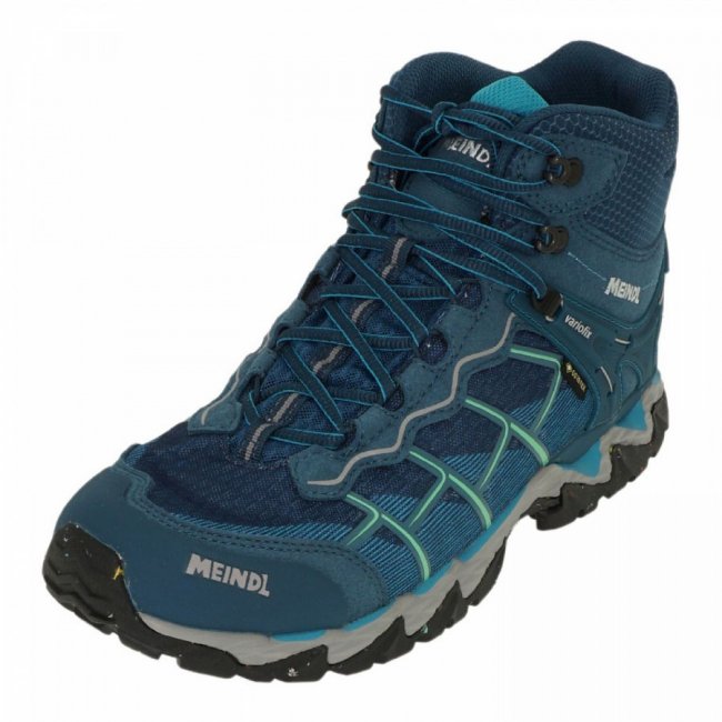 Meindl Damen Huston Lady Mid Gtx Tuepe Trekkingschuh In Tuerkis-Petrol Meindl Damen Huston Lady Mid Gtx Tuepe Trekkingschuh In Tuerkis-Petrol