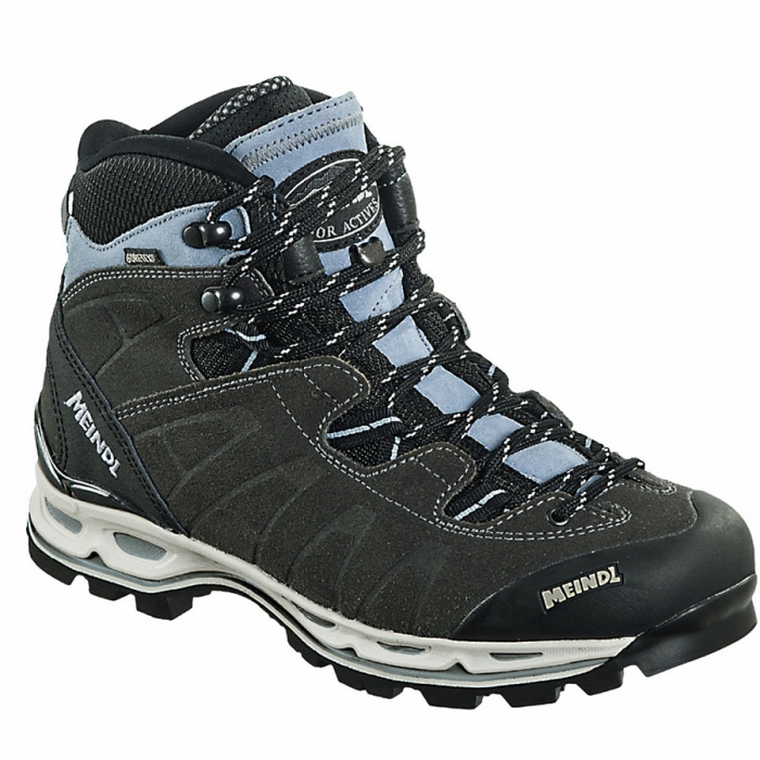 Meindl Damen Wanderstiefel In Anthrazit/Azur Meindl Damen Wanderstiefel In Anthrazit/Azur