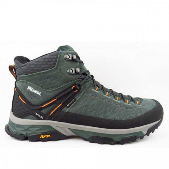 Meindl Herren Top Trail Mid Gtx Loden Wanderstiefel In Loden Orange