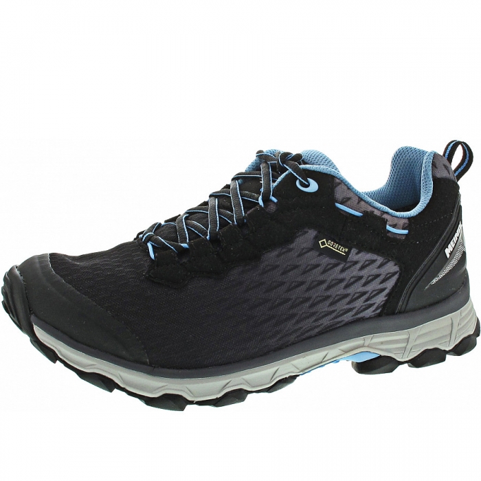 Meindl Damen Activo Sport Lady Gtx Wanderschuh In Schwarz-Azur Meindl Damen Activo Sport Lady Gtx Wanderschuh In Schwarz-Azur