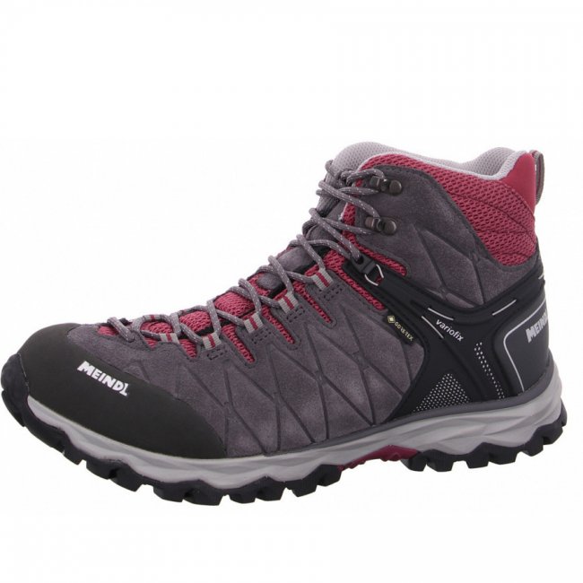 Meindl Damen Mondello Lady Gtx Wanderstiefel In 31 Anthrazit Brombeer