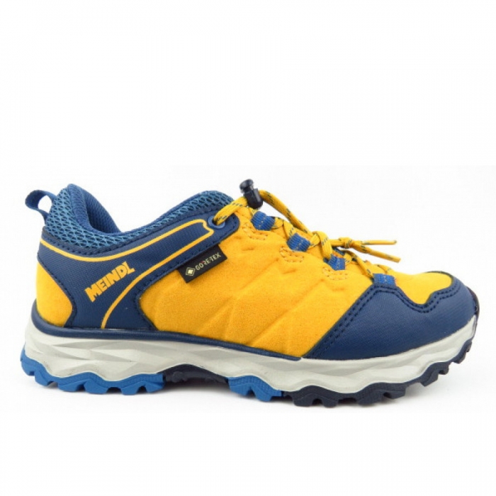 Meindl Ontario Junior Gtx Wanderschuh In Gelb Blau Meindl Ontario Junior Gtx Wanderschuh In Gelb Blau