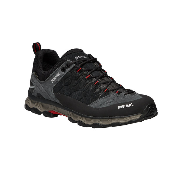 Neu Eingetroffen Meindl Lite Trail Gtx Herren - Wanderschuhe | Anthrazit/Rot