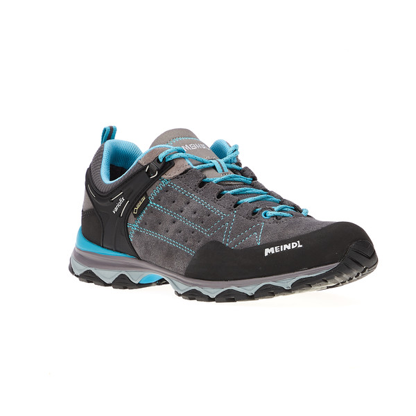 Neu Eingetroffen Meindl Ontario Lady Gtx Damen - Freizeitschuhe | Grau/Azurblau