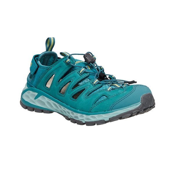 Neu Eingetroffen Meindl Brindisi Lady - C Fit Pw Damen - Trekkingsandalen | Türkis/Gelb